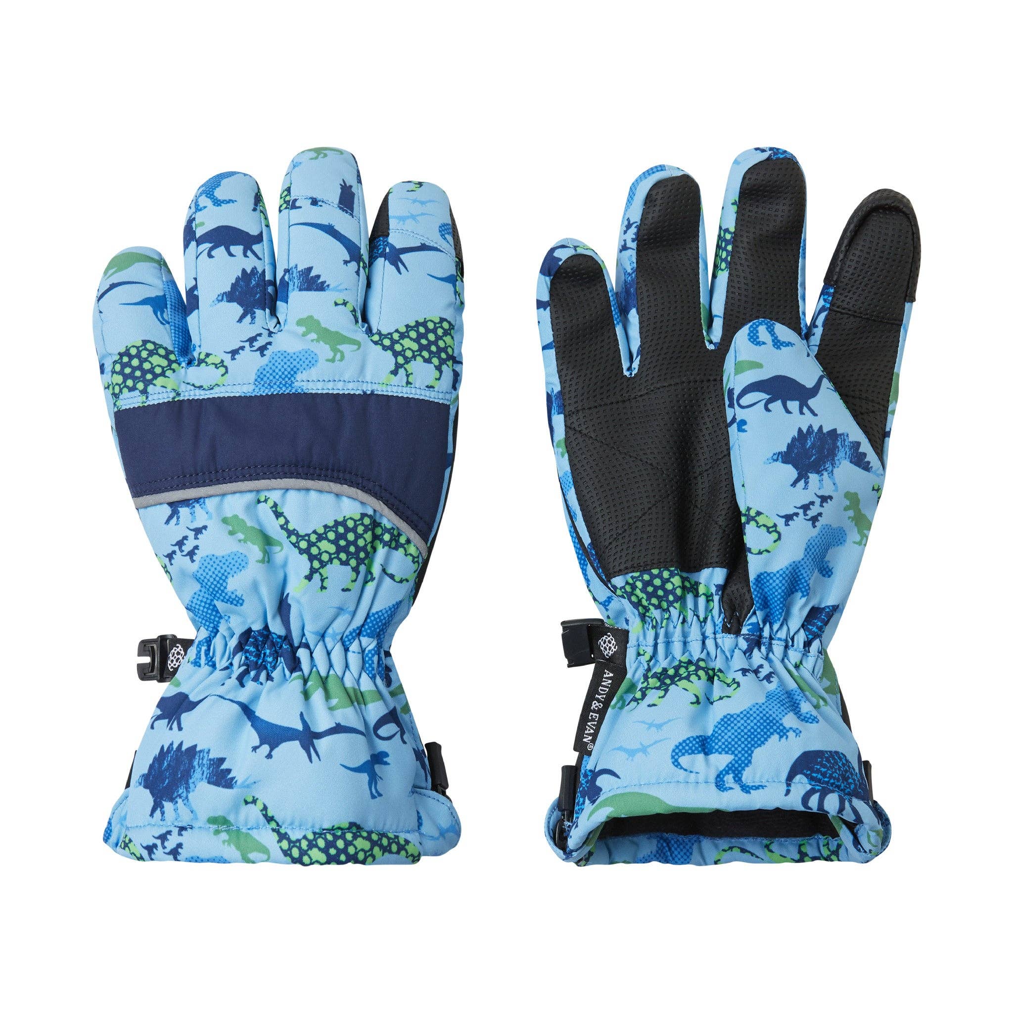 Gloves | Blue Dinosaurs