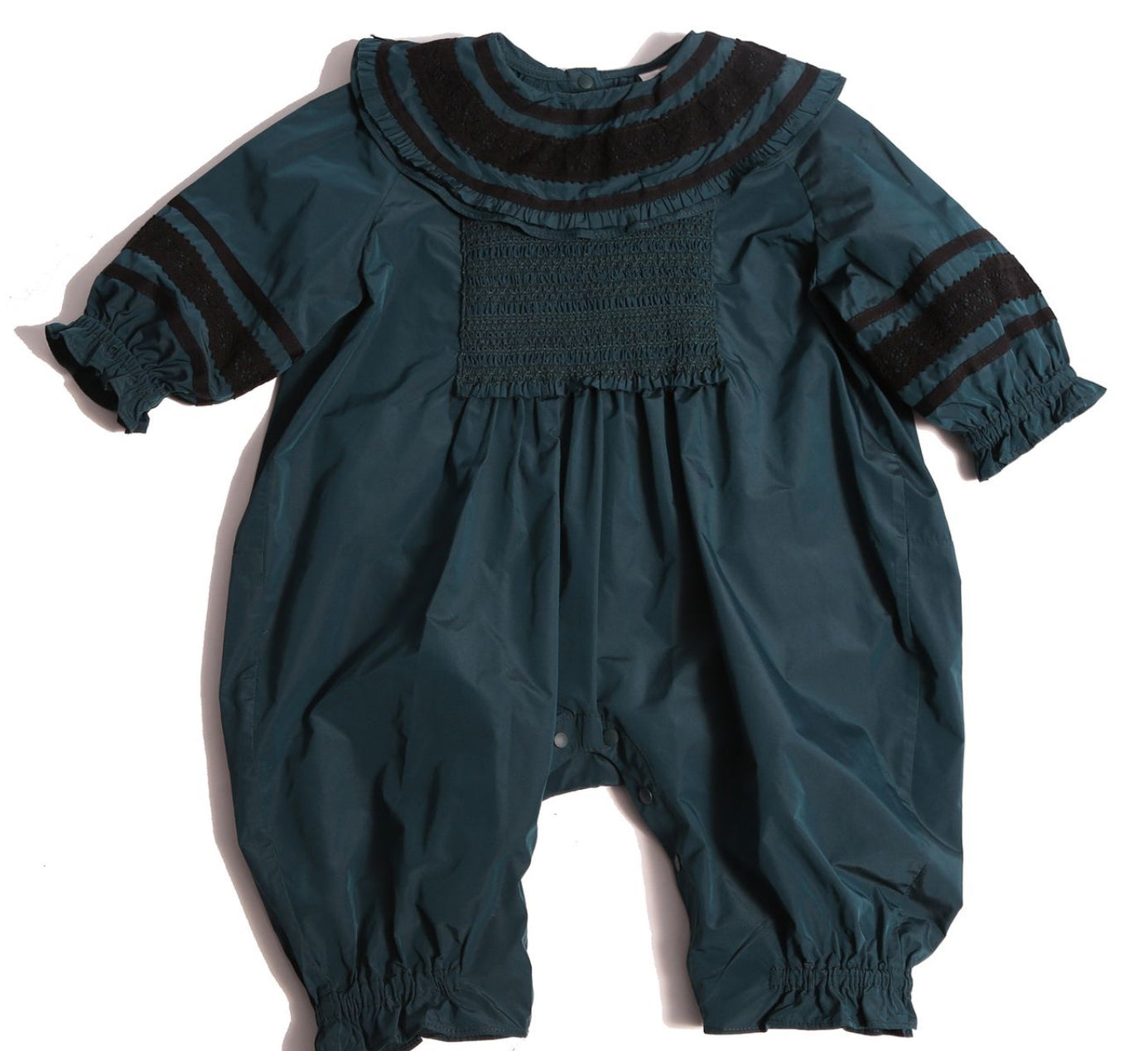 Brittany Ruffled Collar Onesie - Celtic