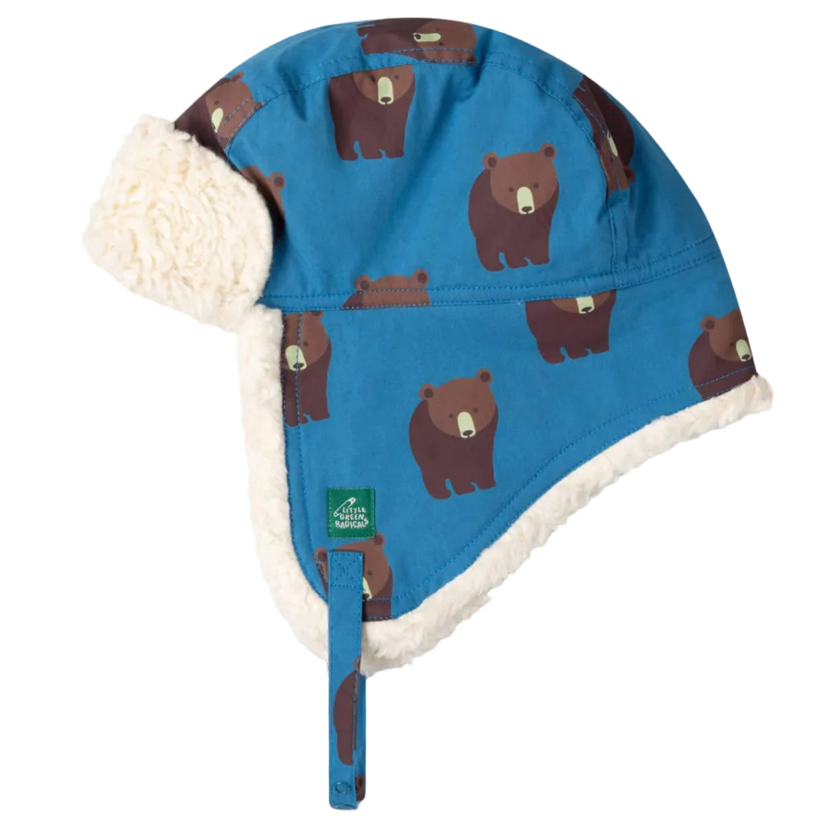 Blue Bears Sherpa Fleece Cozy Hat