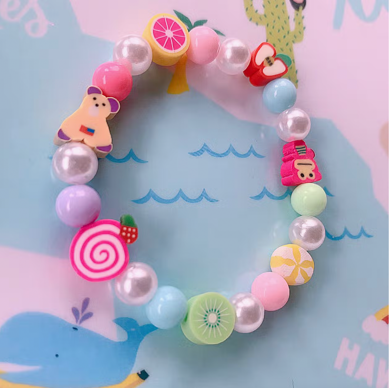 Mixed Candy Bead Bracelet