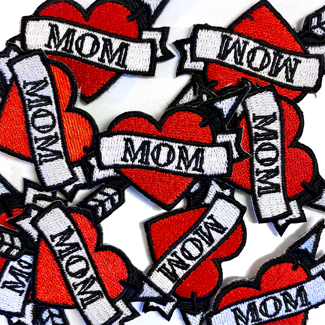Mom Heart Tattoo Inspired Patch
