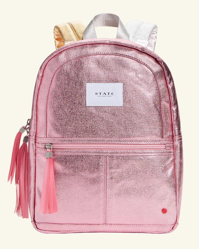 Backpack - Kane Kids Mini Travel - Pink/Silver