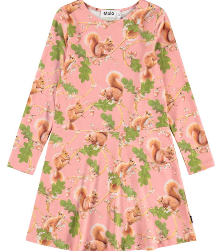 Corelie Dress - Squirrel Forest