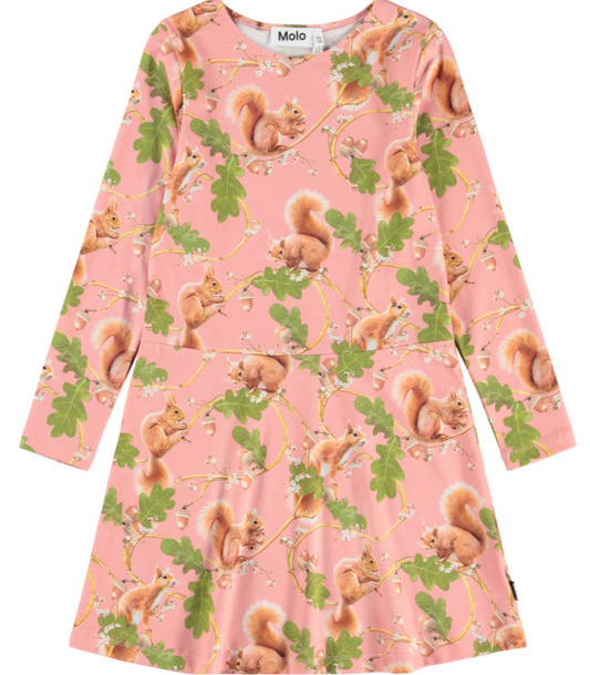 Corelie Dress - Squirrel Forest