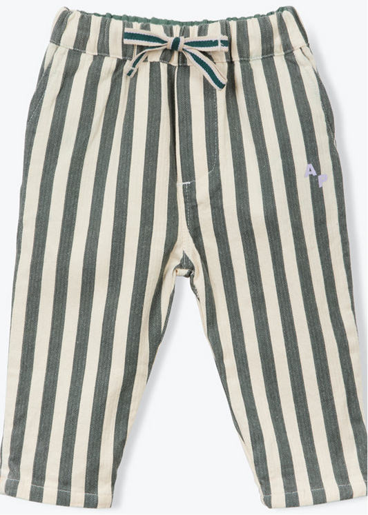 Pantalon - Vert Stripe