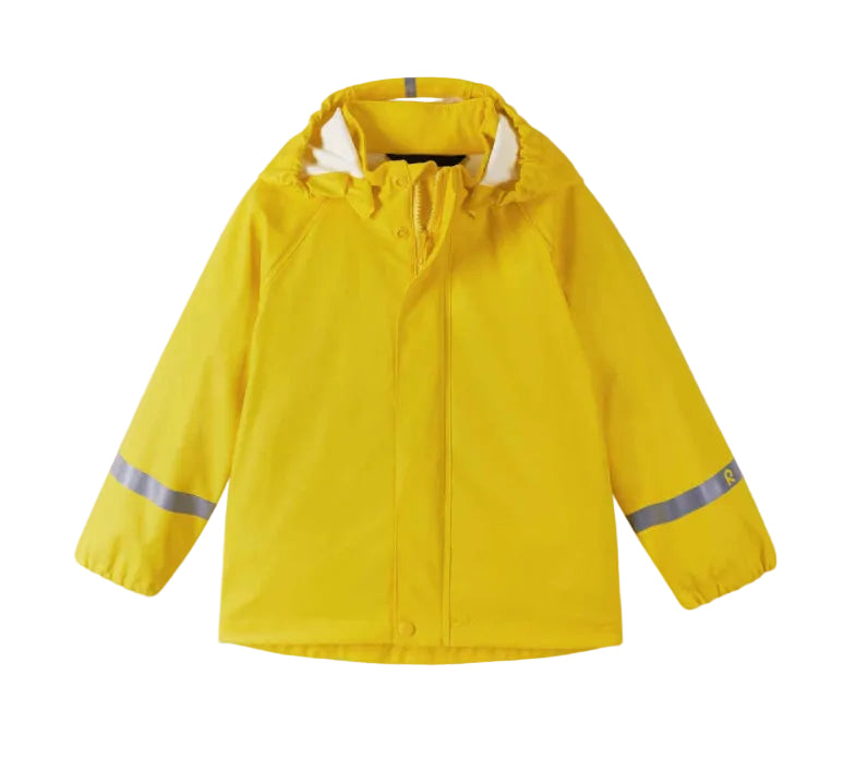 Lampi - Waterproof Rubber Rain Jacket - Yellow