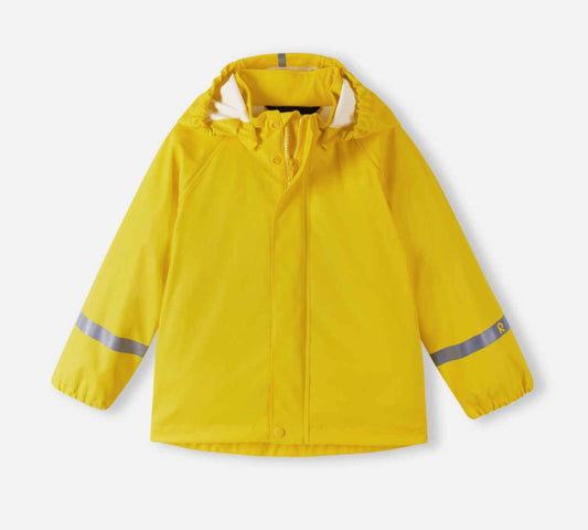 Lampi - Waterproof Rubber Rain Jacket - Yellow