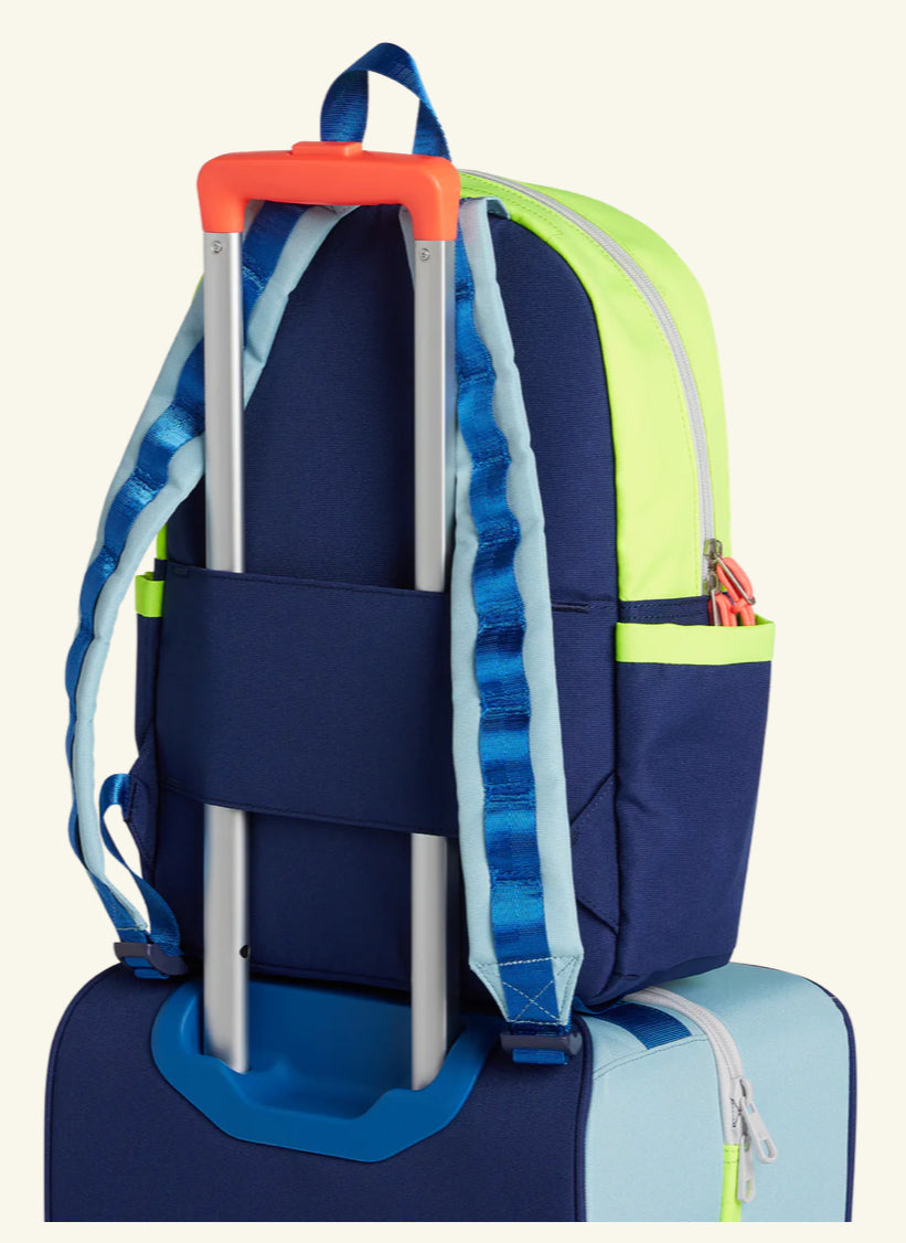 Backpack - Kane Kids - Navy/Neon