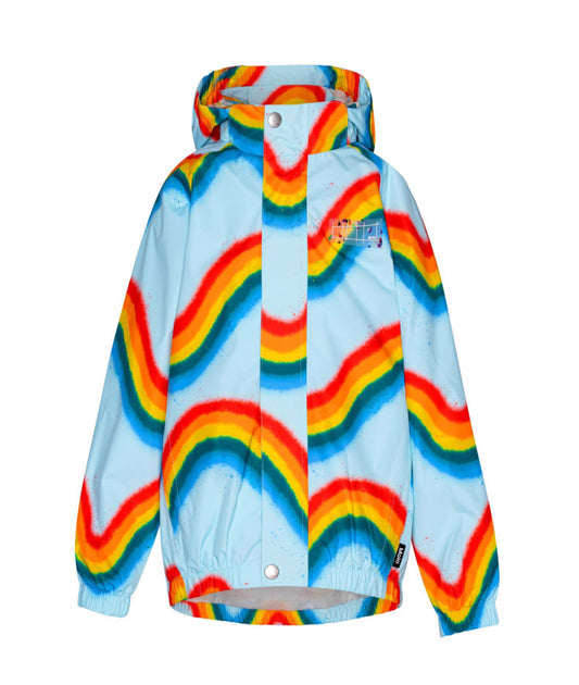 Waiton Jacket-Rainbow Waves