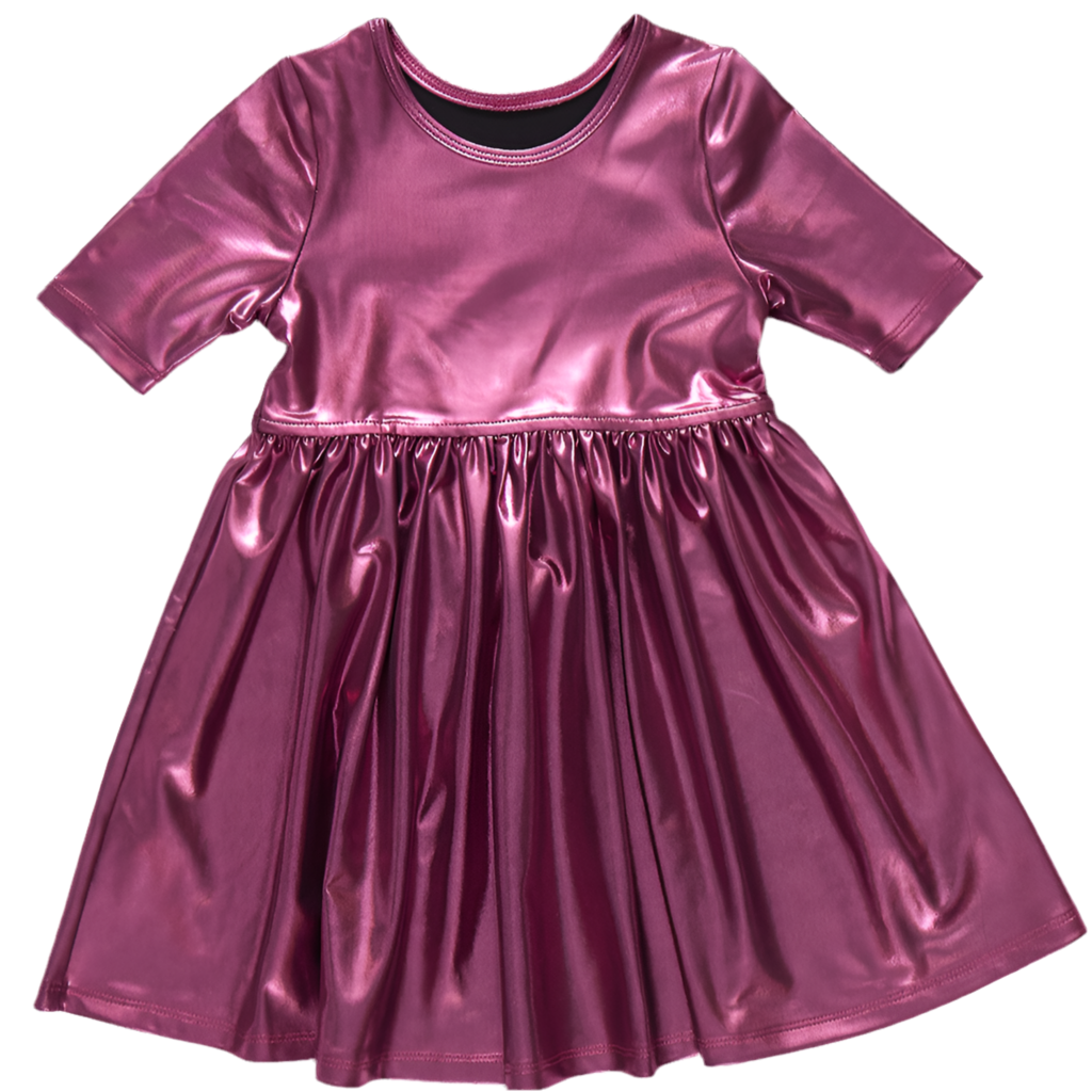 Lame Steph Dress - Pink