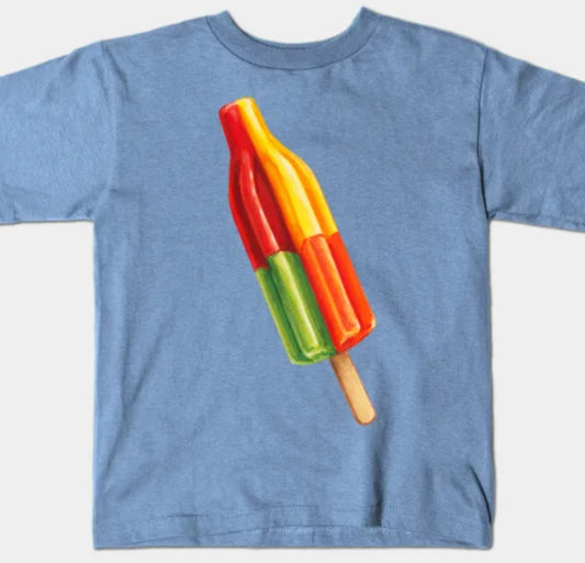 T-Shirt - Big Bomb Popsicle - BLUE