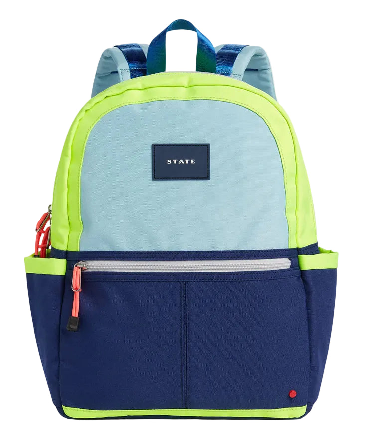 Backpack - Kane Kids - Navy/Neon