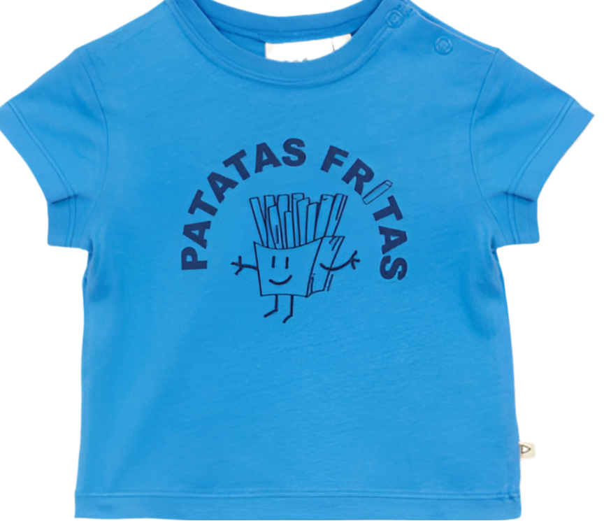 Bebe Patatas Fritas Shirt - Bleu