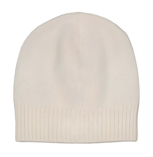 Cashmere Beanie - Ivory