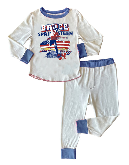 Bruce Springsteen Born in the USA Bamboo PJ - Blue