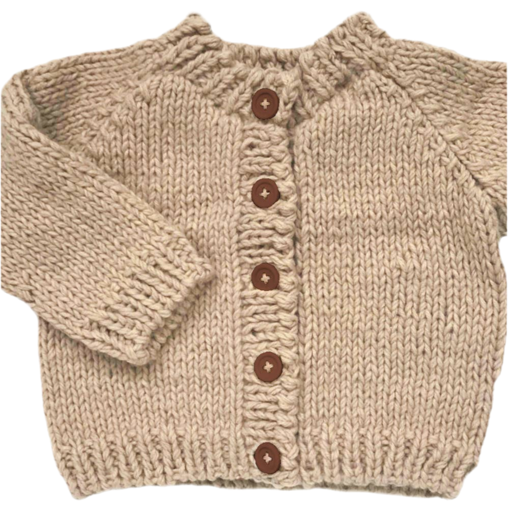 Classic Cardigan - Latte