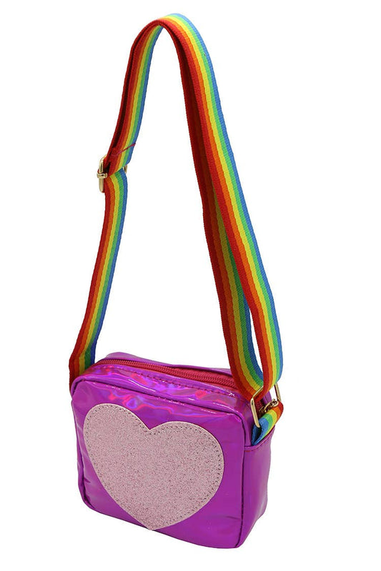 Heart Purse - Dark Pink