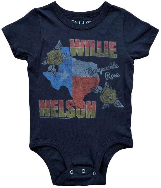 Willie Nelson Honeysuckle SS Onesie