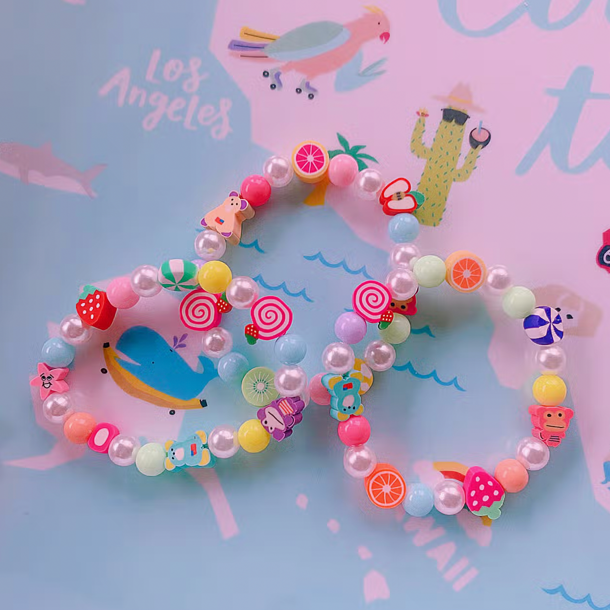 Mixed Candy Bead Bracelet