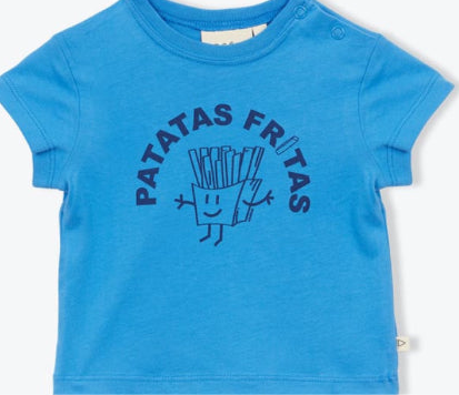 Bebe Patatas Fritas Shirt - Rouge