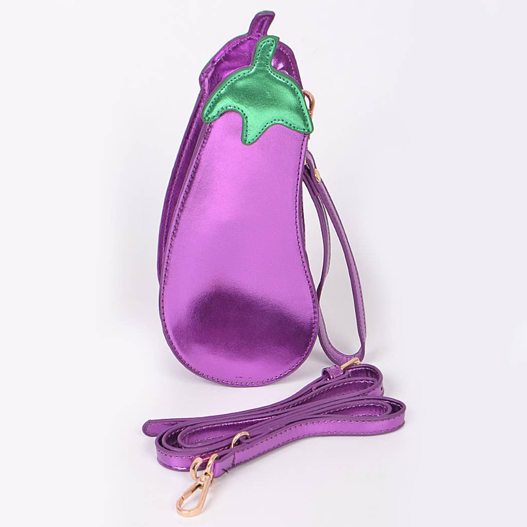 Eggplant Shape Fun Clutch