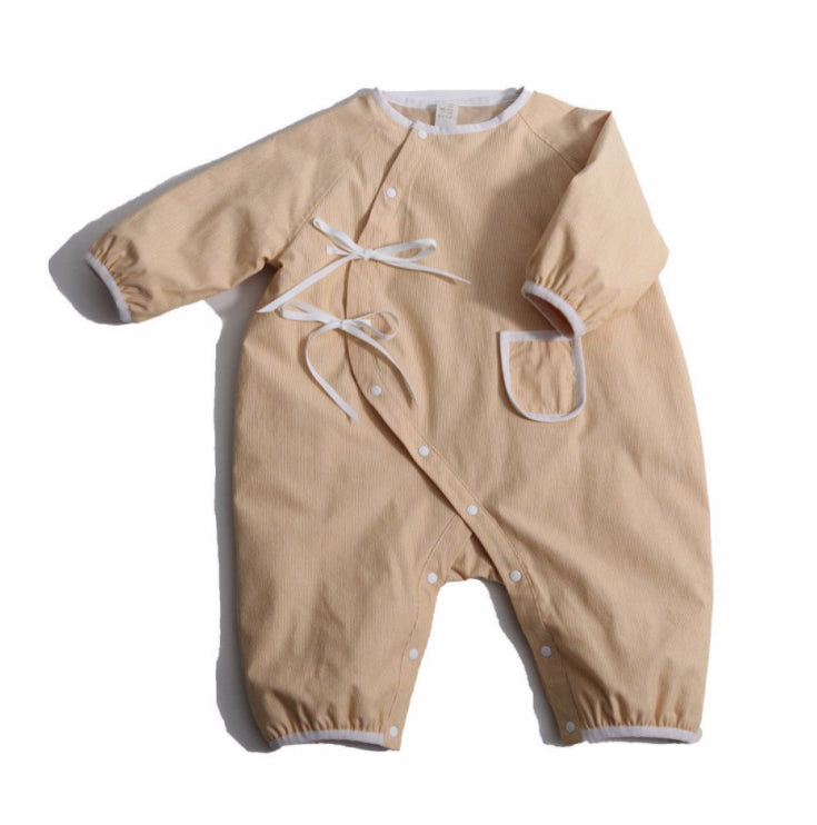 Ophelia Ribbon Tie Onesie-Petra