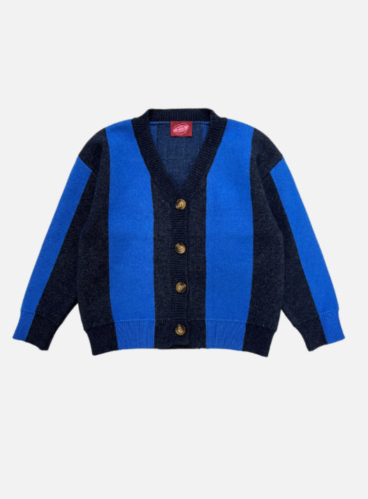 Stripe Cardigan - Blue