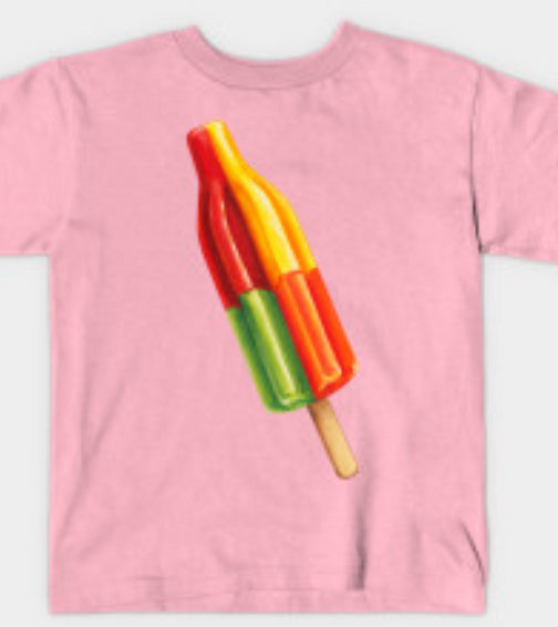 T-Shirt - Big Bomb Popsicle - GREY