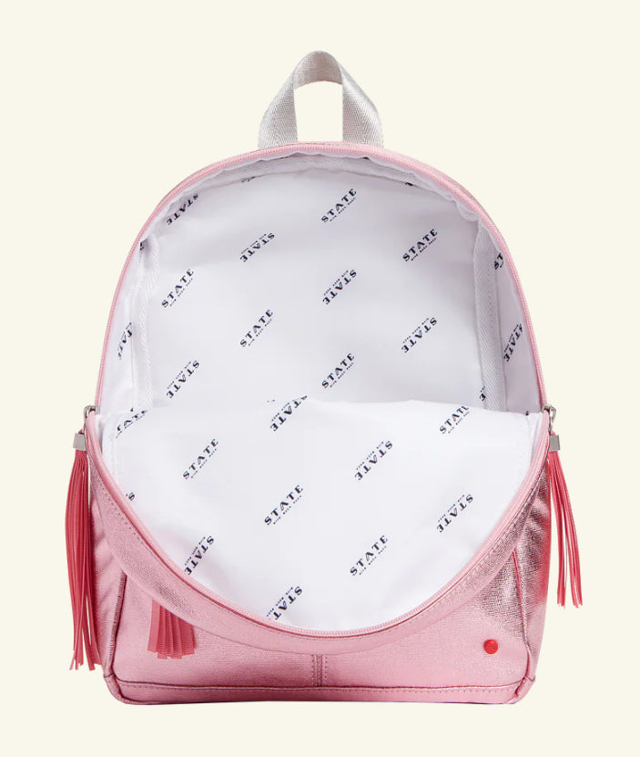 Backpack - Kane Kids Mini Travel - Pink/Silver