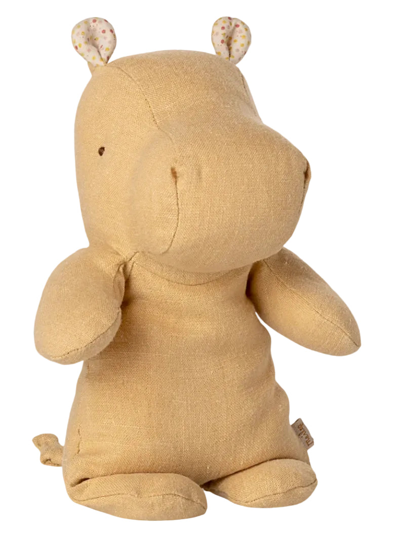 Safari Friends - Small Hippo - Cream Yellow