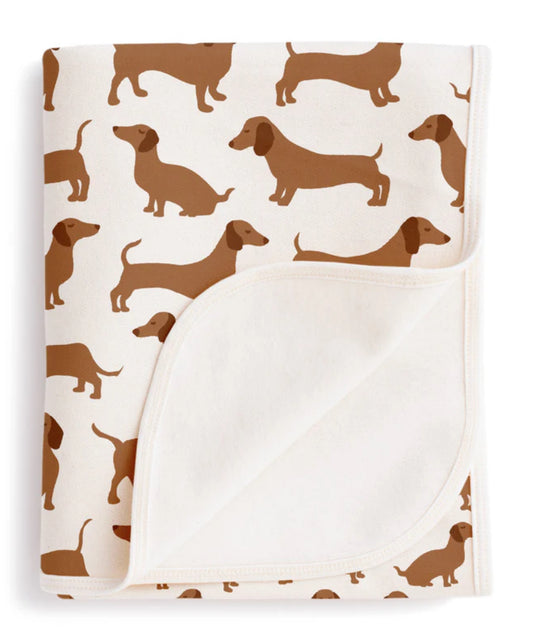 French Terry Blanket - Dachshunds