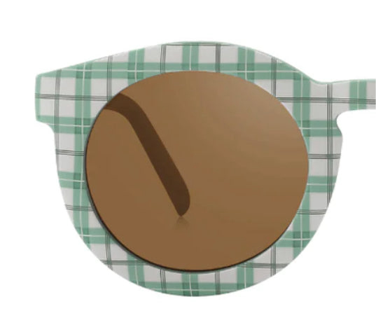 Classic: Bendable & Polarized Sunglasses | Baby - Fern Plaid