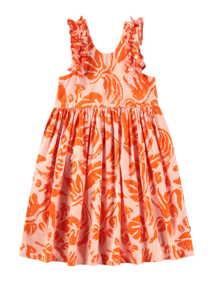 Cicely Dress - Peachy Nature