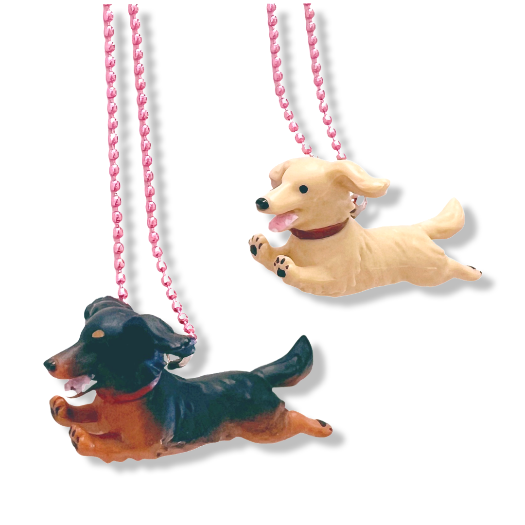 DeLuxe Pop Cutie Running Dog Necklace