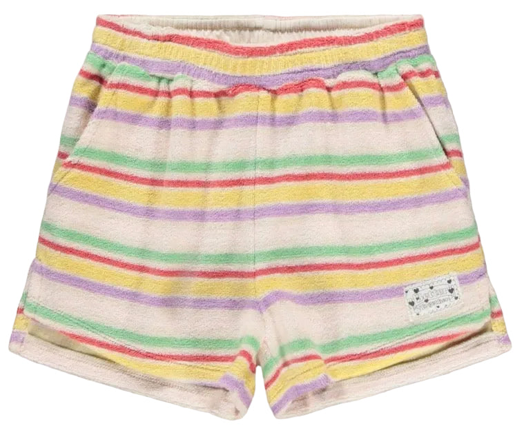 Shorts - Angela - Pastels Stripe