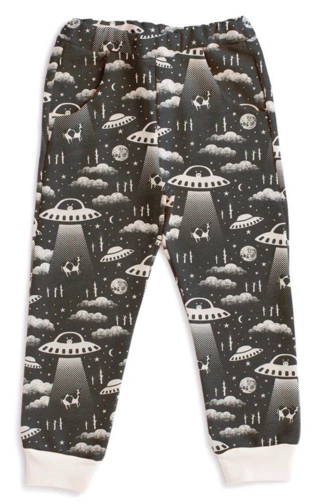 Sweatpants - Aliens Charcoal