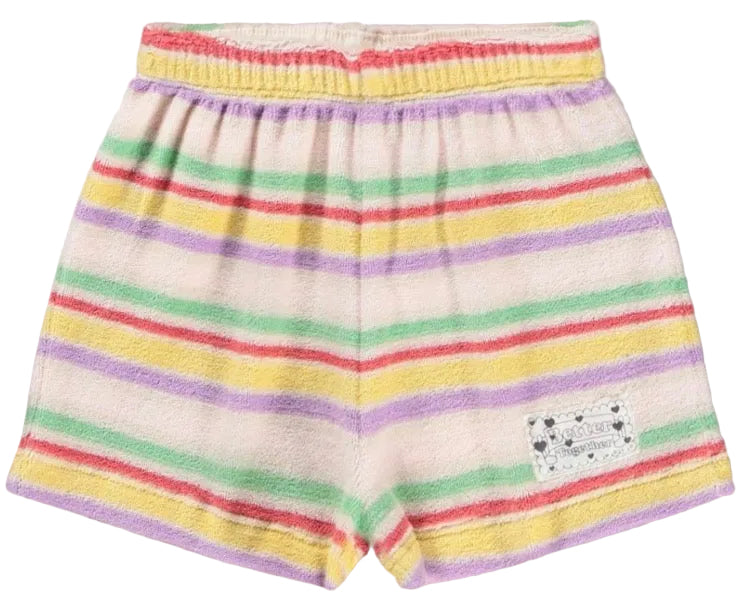 Signe Shorts - Pastels Stripe