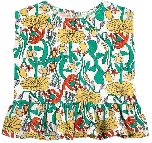 Color Herbalist All Over Woven Blouse