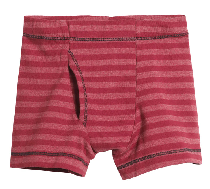 Striped Boxer Briefs - Red