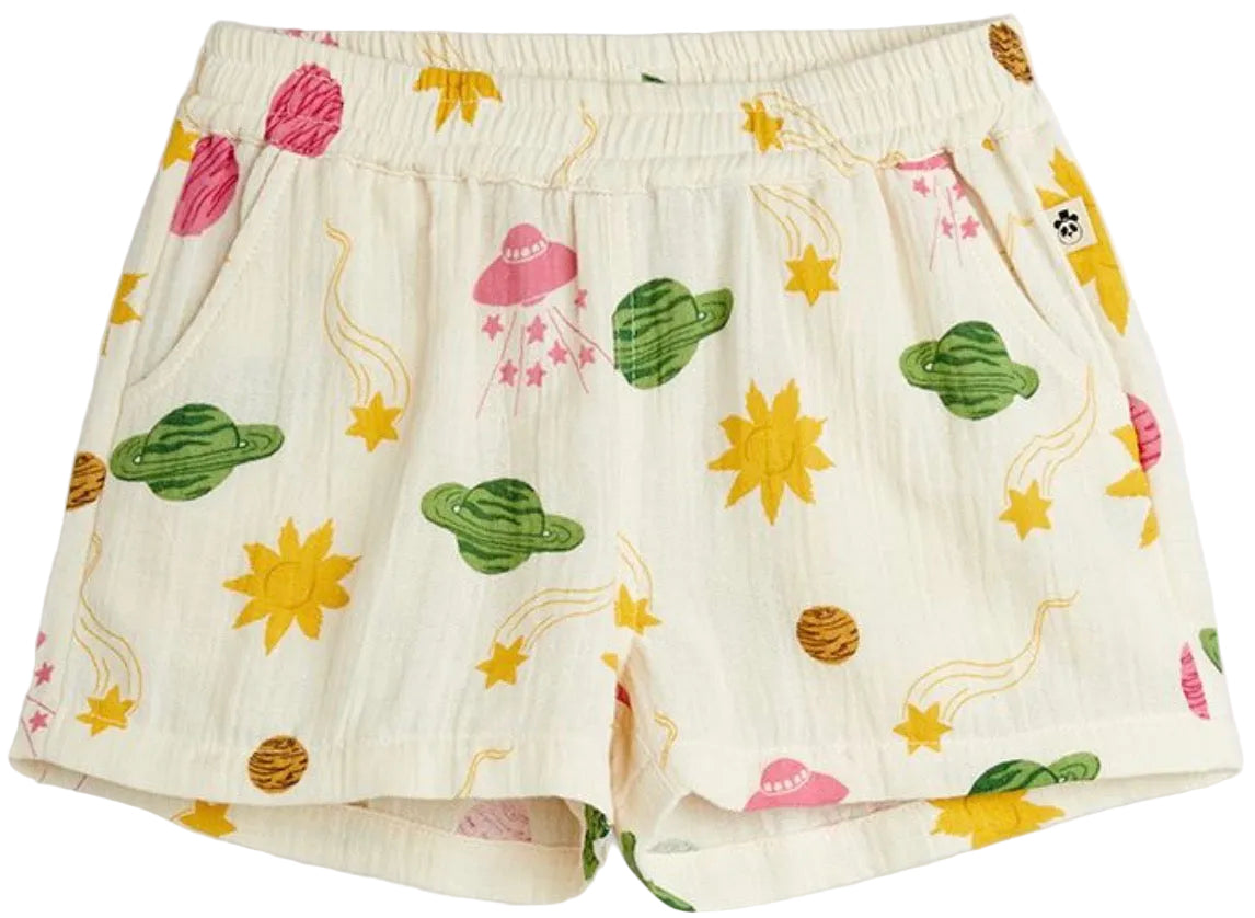 Shorts -  Space AOP Muslin
