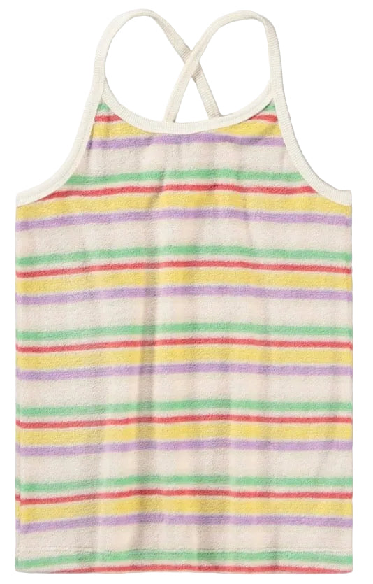 Ria Top - Pastels Stripe