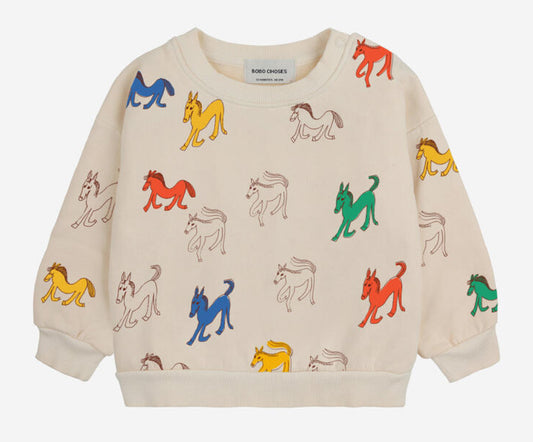 Wonder Horse All Over Sweatshirt