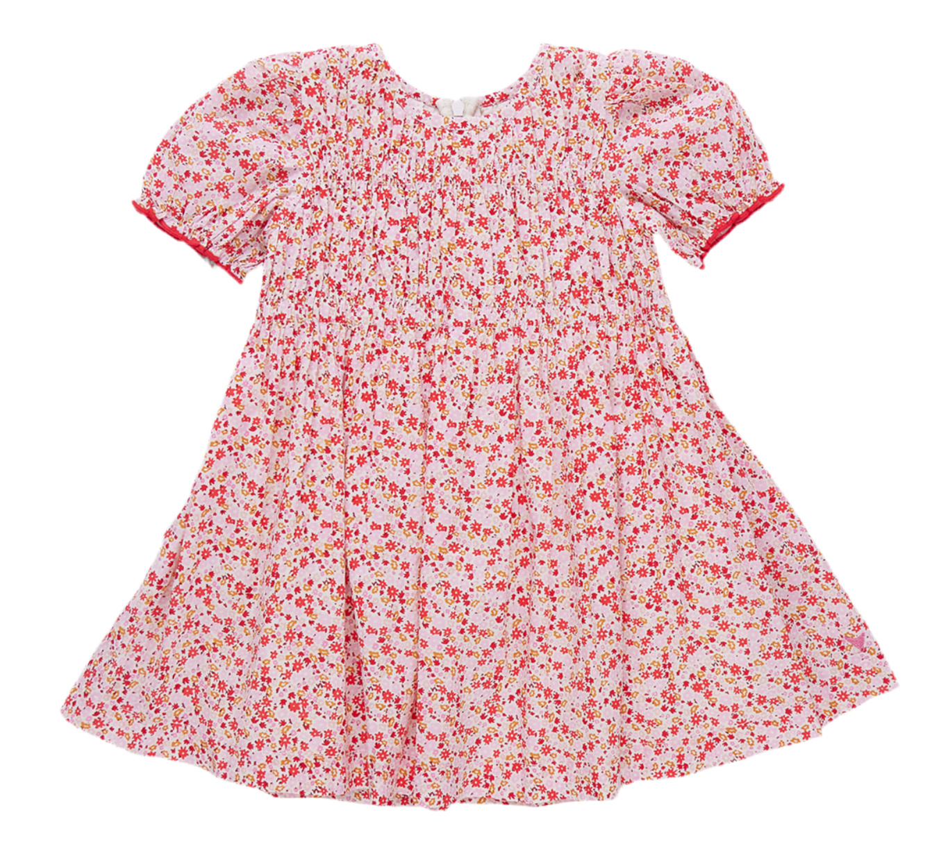 Waverly Dress - Pink Mini Ditsy