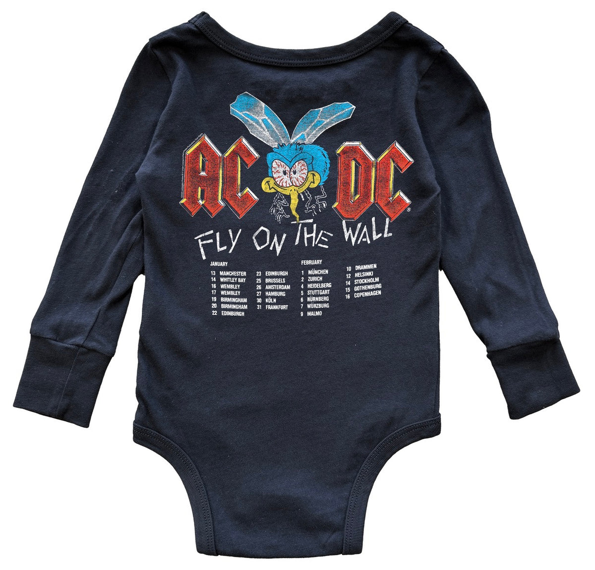 AC/DC FLY ON THE WALL CONCERT  LS Onesie