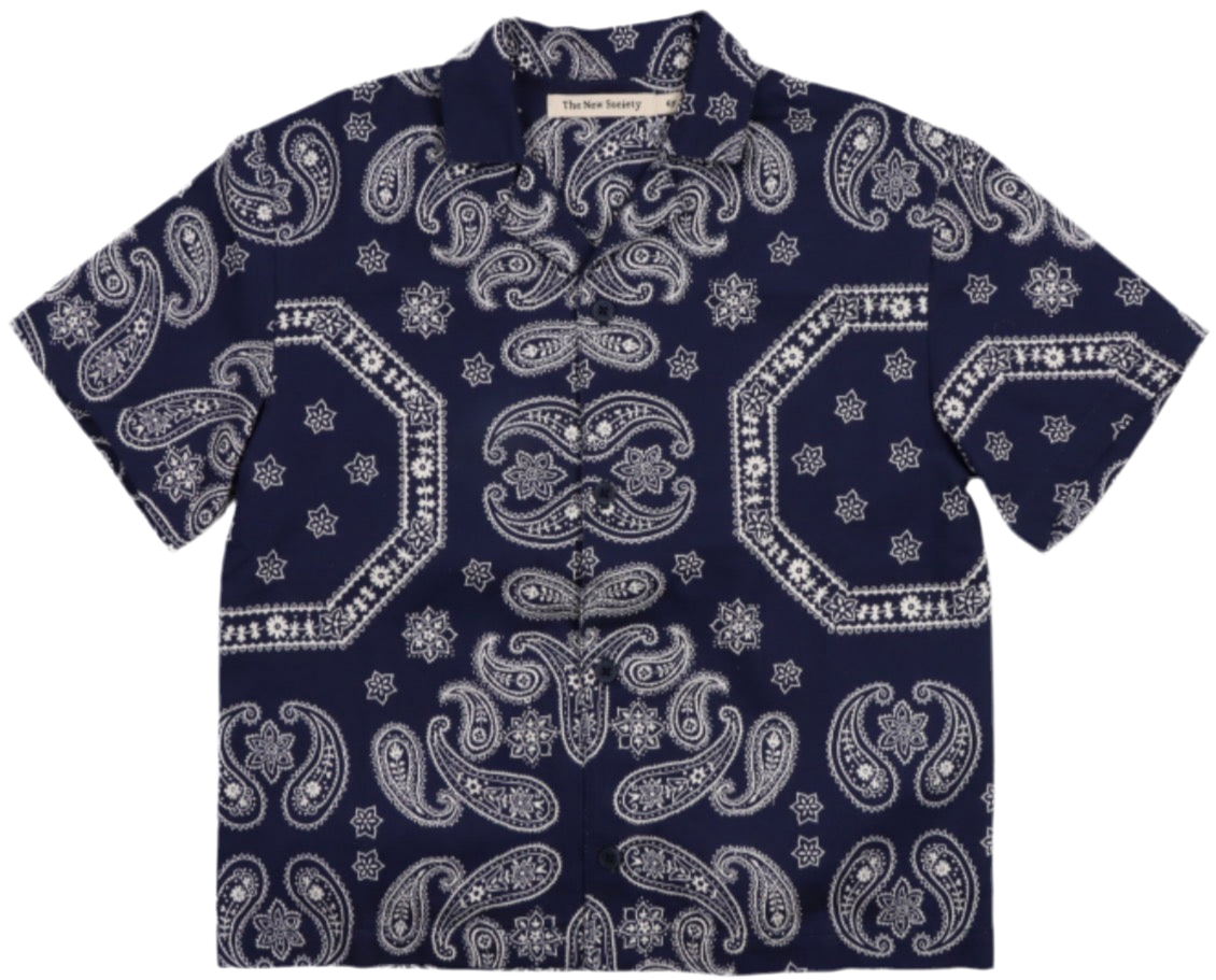 Aster Shirt Bandana Print