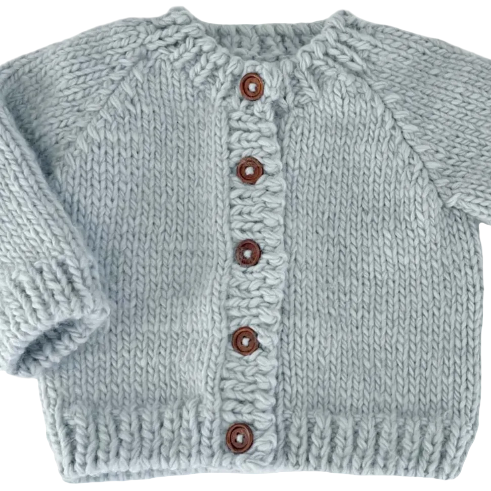 Classic Cardigan - Bowie Grey