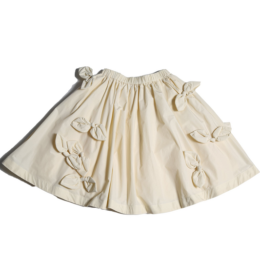 Estrella Bow Embellished Skirt - Opal