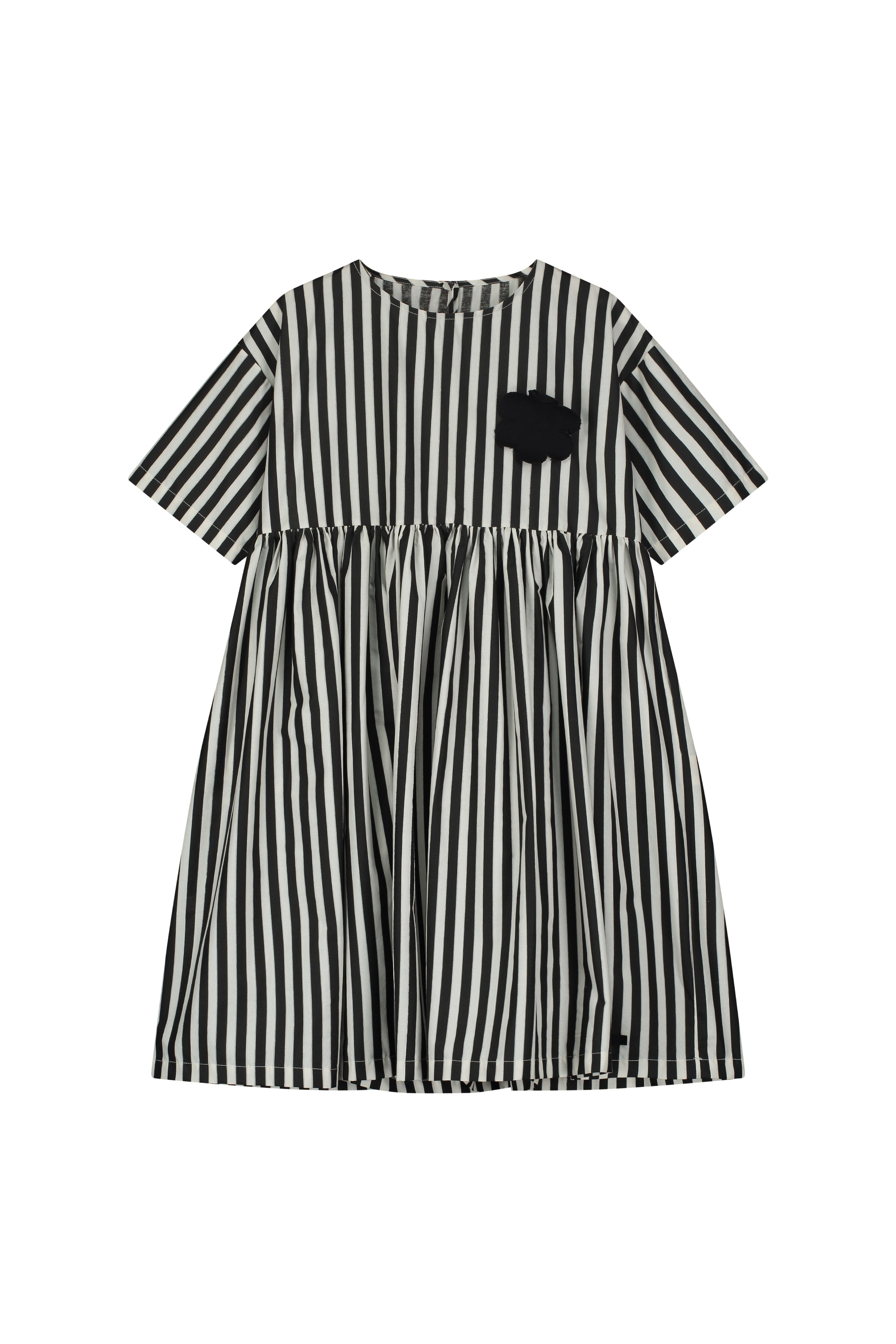 Anchor Dress - Cream & Black