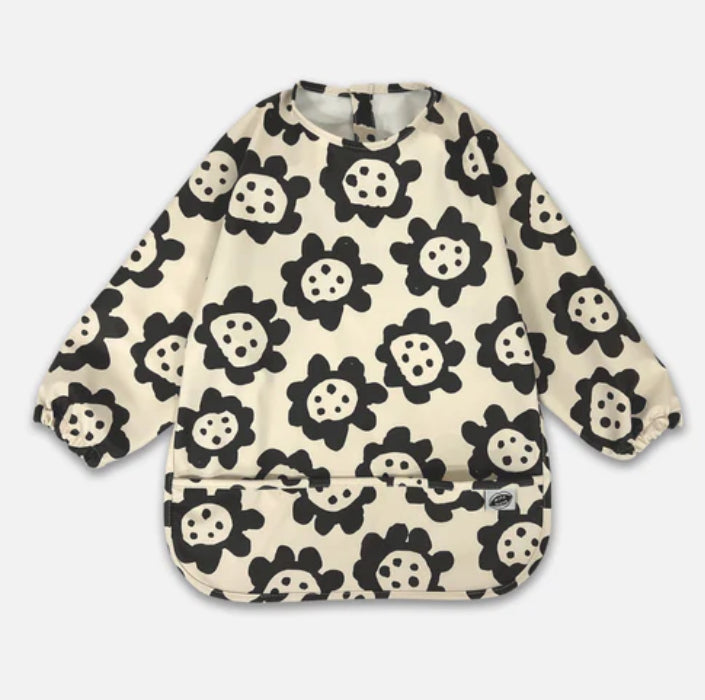 Smock Bib - Violet Sunflowers