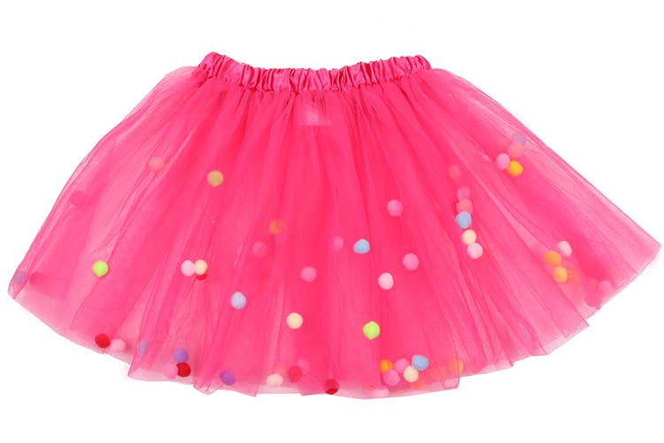 Hot Pink Pom Pom Tutu